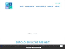 Tablet Screenshot of mkrg.com
